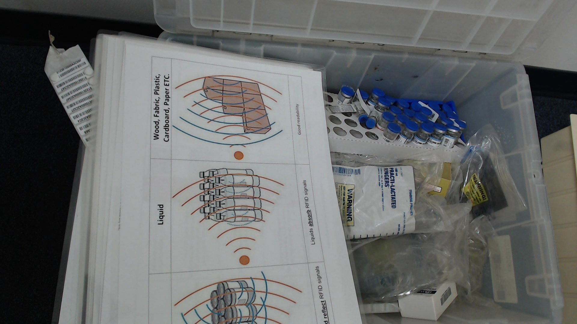 Container contents photo