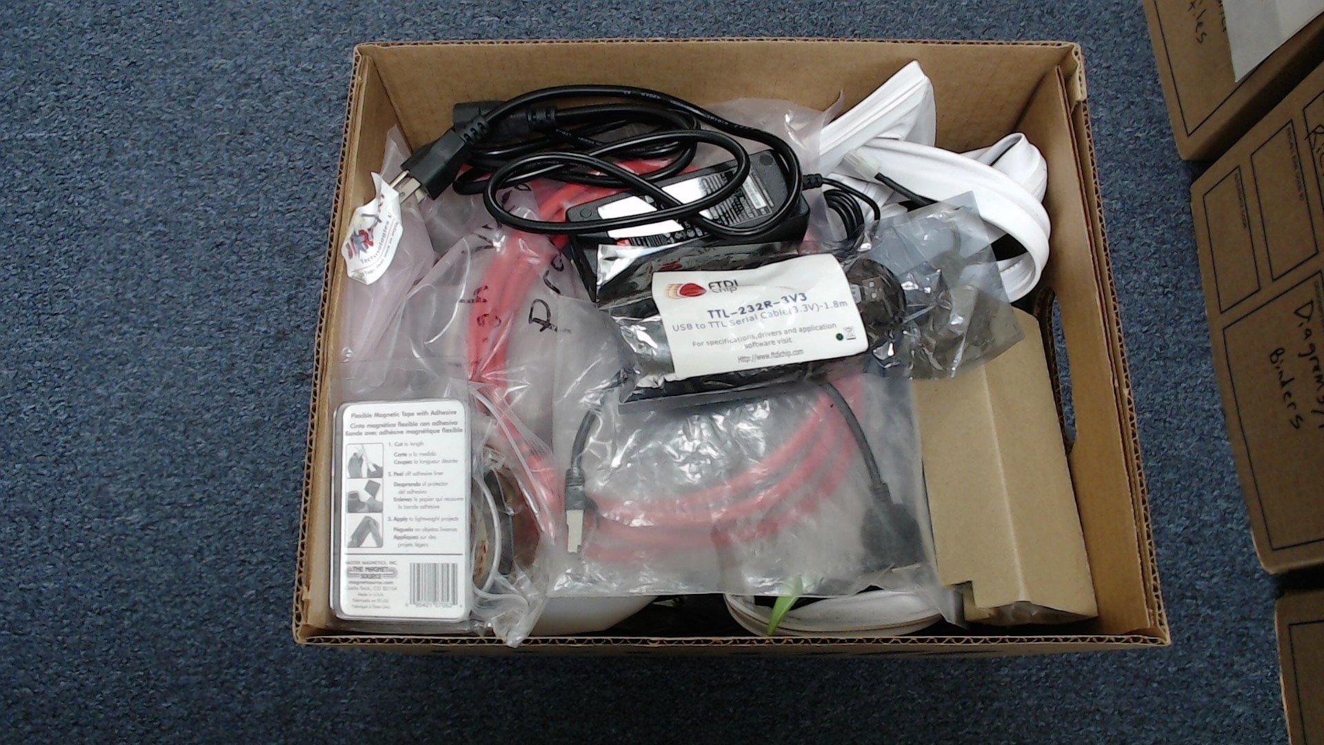 Container contents photo