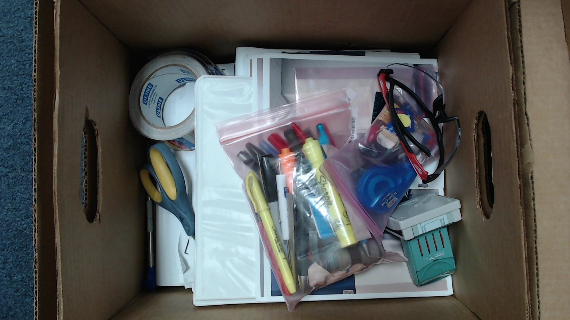 Container contents photo